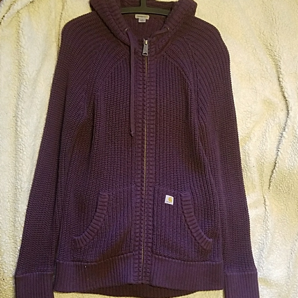 Large knit sweater